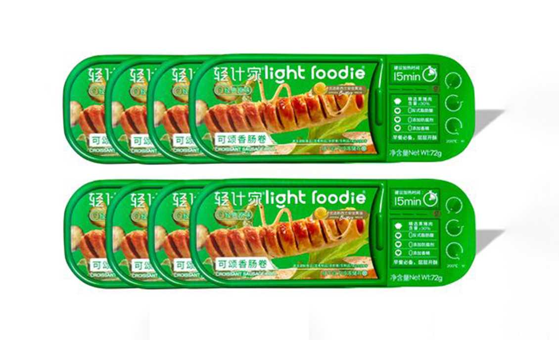 呂工機(jī)械可頌香腸卷全自動(dòng)包裝解決方案，量產(chǎn)無憂